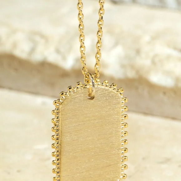 Dog Tag Pendant Necklace - Picture 2 of 3